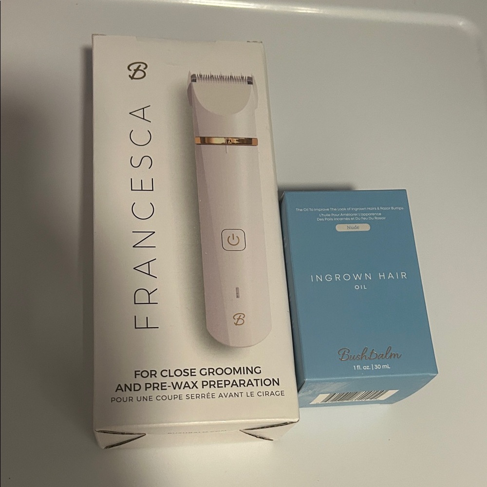 Bushbalm trimmer & ingrown hair oil NIB